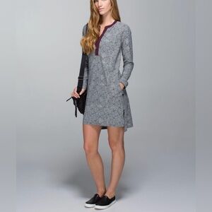 2014 Lululemon Effortless Dress Plush Petal Black Ghost Bordeaux Drama Sz2 Rare